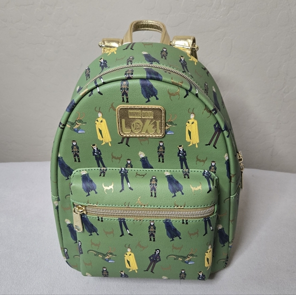 Loungefly Handbags - Loungefly Disney Marvel Loki Multiverse Variants Mini Backpack NWT